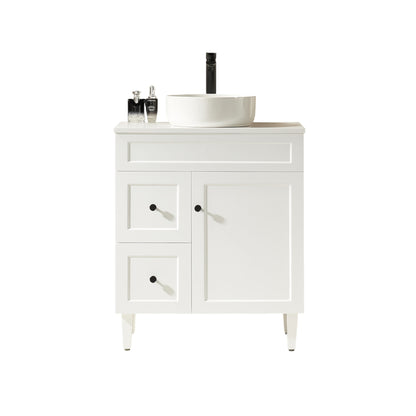 Harold Federation Free Standing Cabinet Matte White LK-FH74LL-MW