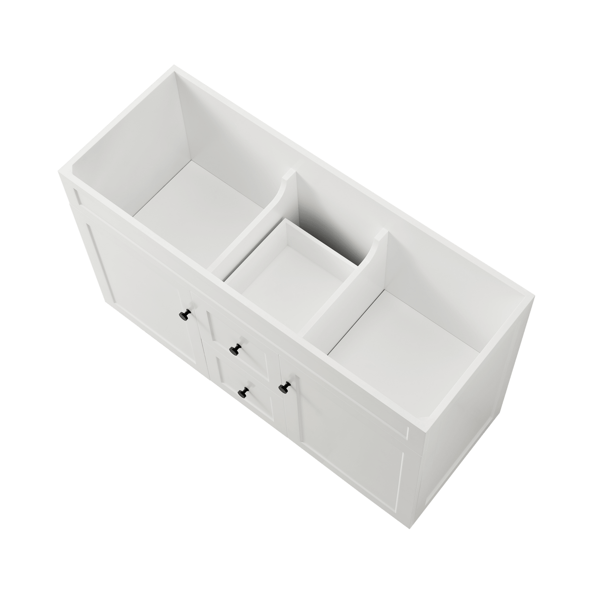 Harold Federation Free Standing Cabinet Matte White LK-FH124DL-MW