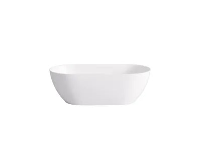 Ellips Slim Acrylic Free Standing None Overflow Bathtub LK-EL
