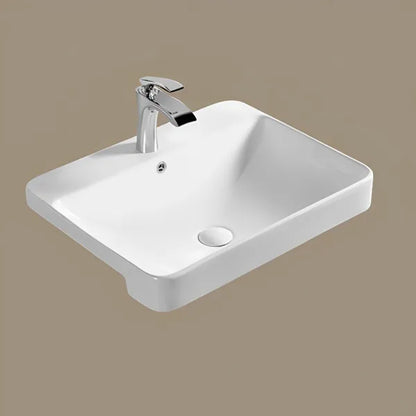 Kliff Fine Ceramic Semi Ress Basin LK-KSR580