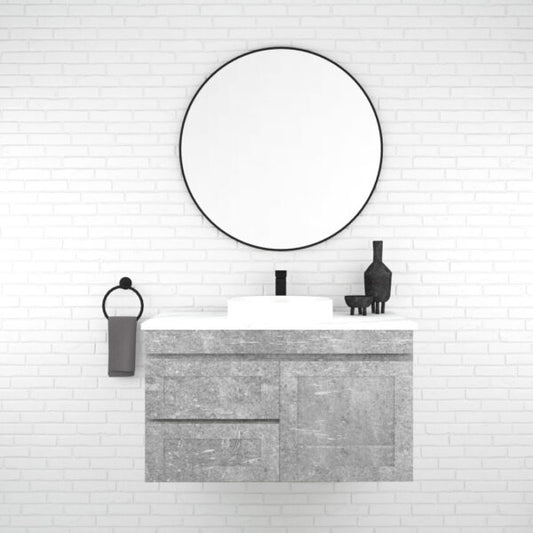 Boston 900mm Wall Hung Vanity with Ceramic Top