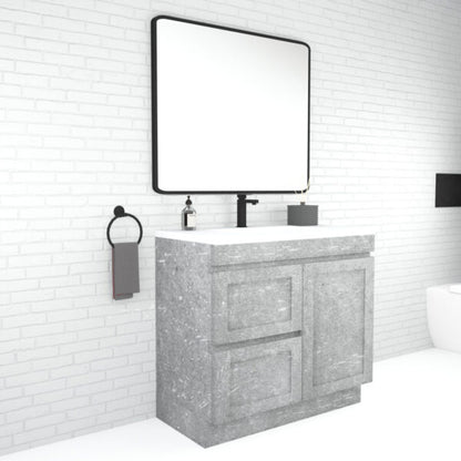 Boston 900mm Freestanding Vanity with Ceramic Top