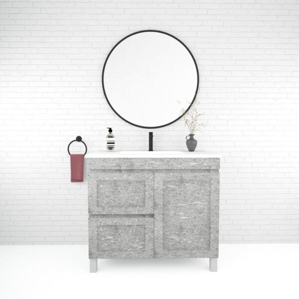 Boston 900mm Freestanding Vanity with Ceramic Top