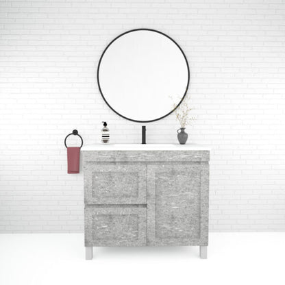 Boston 900mm Freestanding Vanity with Ceramic Top