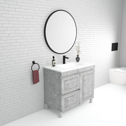 Boston 900mm Freestanding Vanity with Ceramic Top