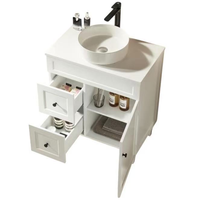 Harold Federation Free Standing Cabinet Matte White LK-FH74LL-MW