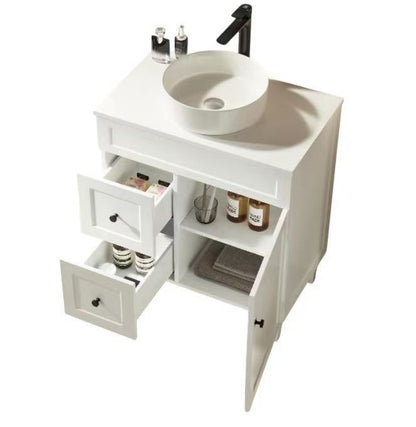 Harold Federation Free Standing Cabinet Matte White LK-FH74LL-MW