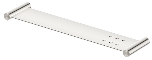 Mica Stainless Shelf - 400mm Brushed Nickel
