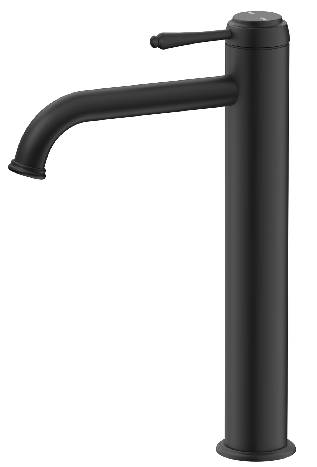 Mica Heritage Tall Basin Mixer Black