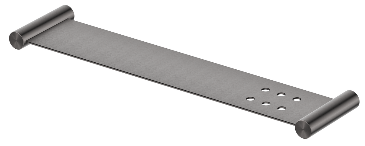 Mica Stainless Shelf - 400mm Gunmetal