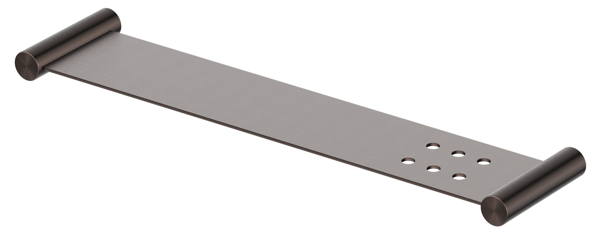 Mica Stainless Shelf - 400mm Dusk Bronze