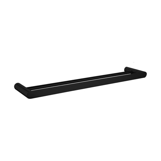 Bellino Matte Black 600mm  Double Towel Rail