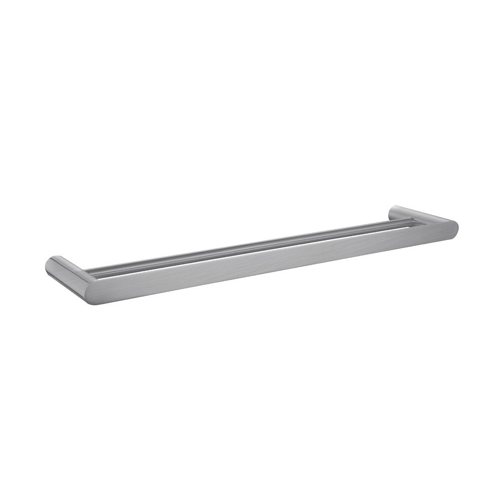 Bellino Brushed Nickel 600mm DoubleTowel Rail
