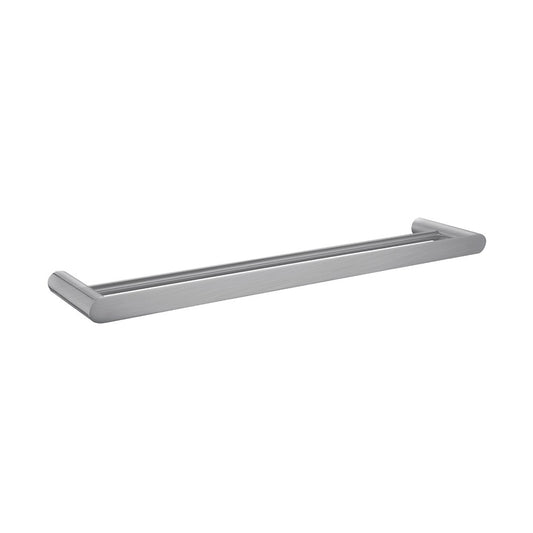 Bellino Brushed Nickel 600mm DoubleTowel Rail