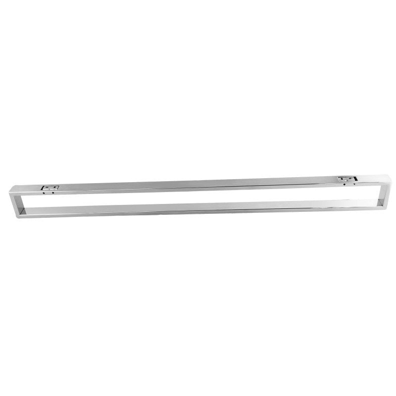 Cavallo Chrome Square Single Towel Rail 800mm