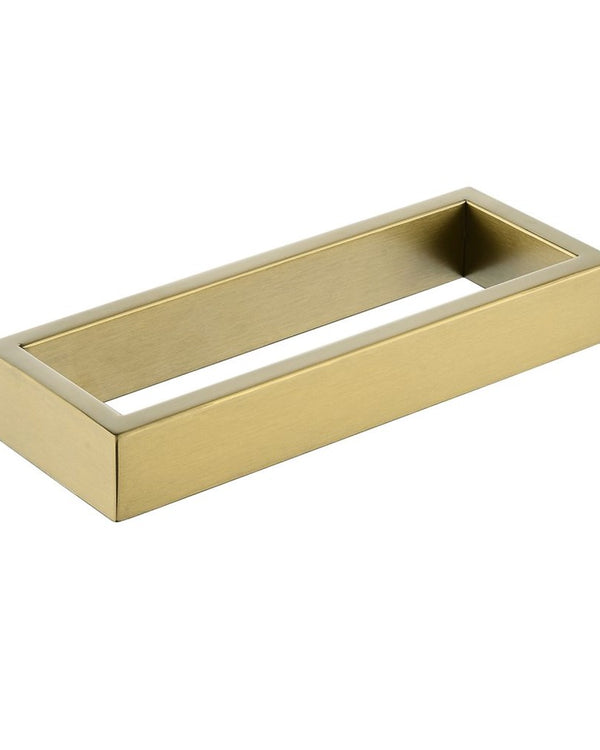 Cavallo Brushed Yellow Gold Square Hand Towel Rail 260mm