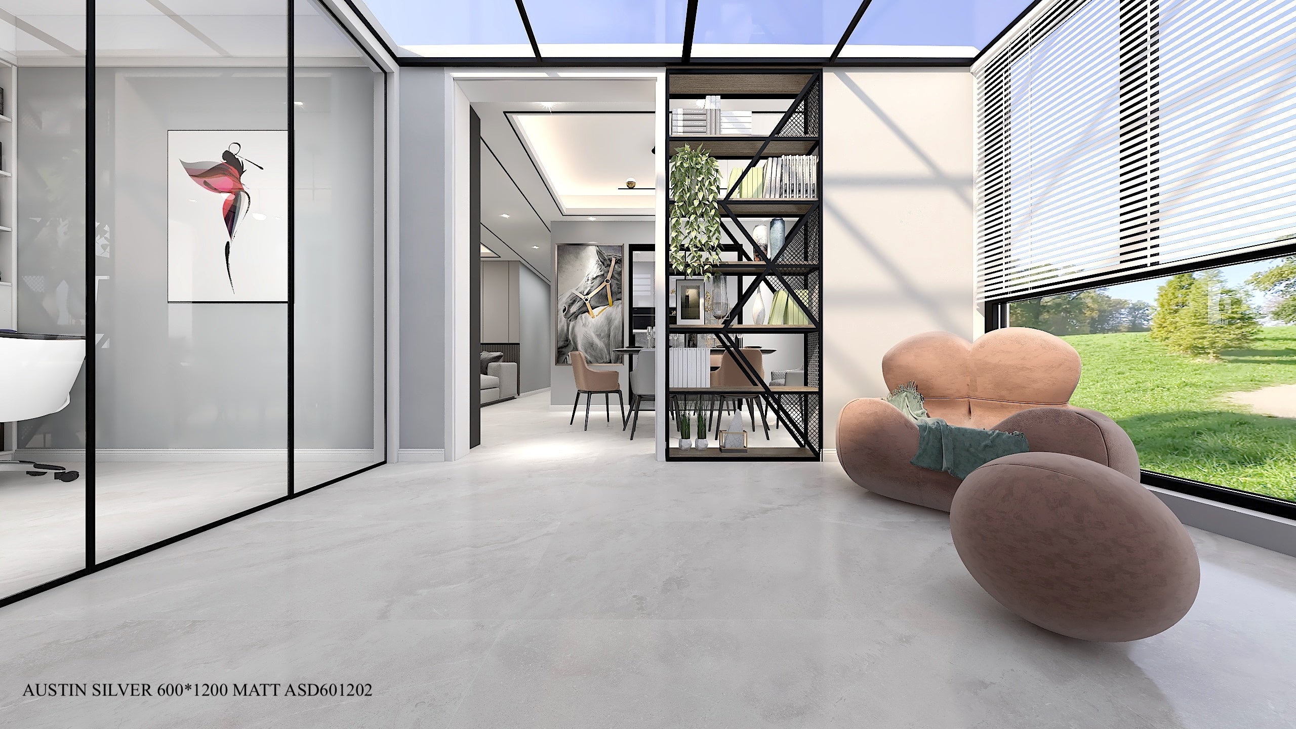 AUSTIN - SILVER 600 * 1200