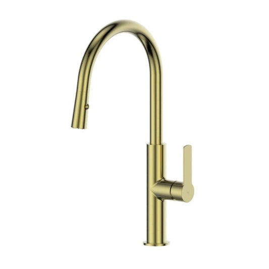 Astro II Pull-Down Sink Mixer - PVD Brushed Brass