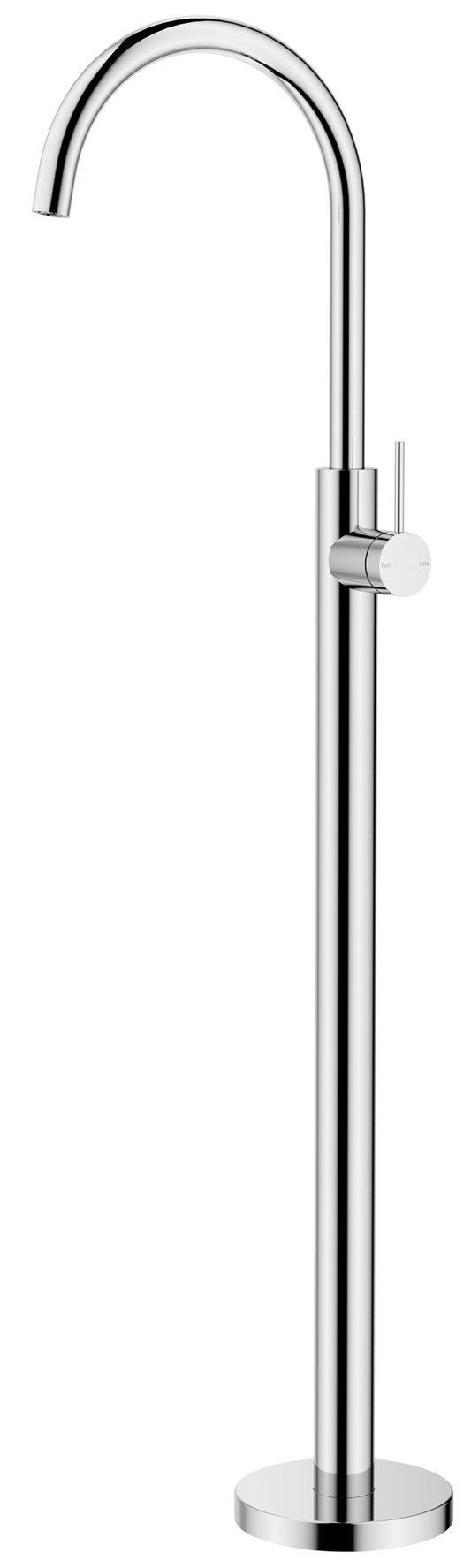 Mica Freestanding Bath Mixer Chrome