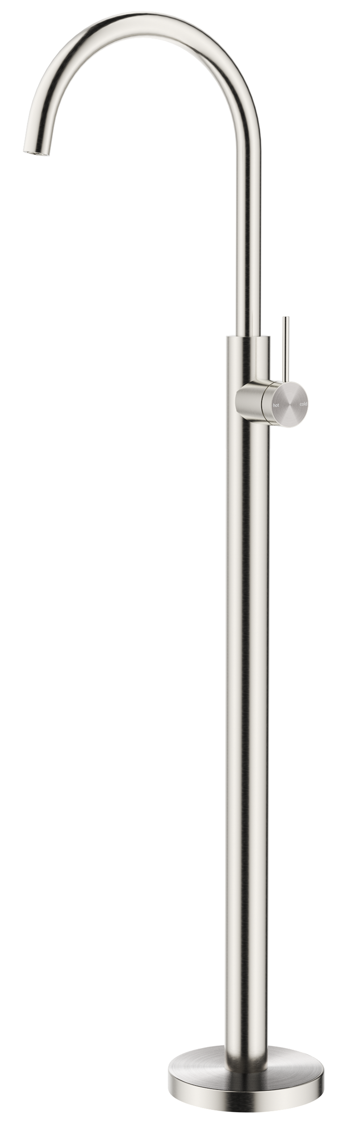Mica Freestanding Bath Mixer Brushed Nickel