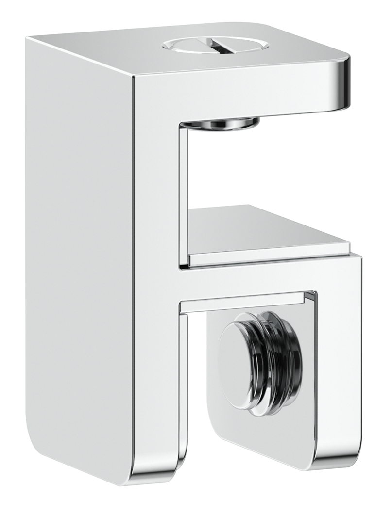 Shower Screen Top Plate Bracket Chrome