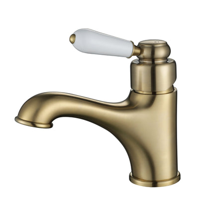 Bordeaux Basin Mixer - Brushed Bronze