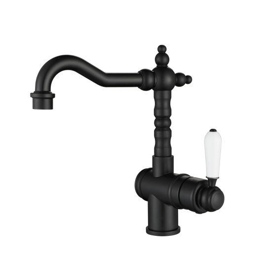 Bordeaux High Rise Basin Mixer - Matte Black