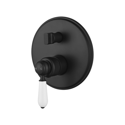 Bordeaux Shower Diverter - Matte Black