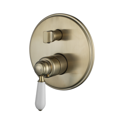 Bordeaux Shower Diverter - Brushed Bronze