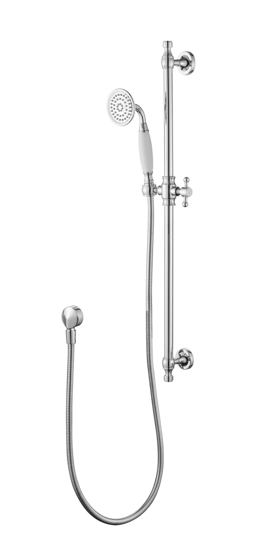 Bordeaux Shower On Rail Brass Microphone Handle