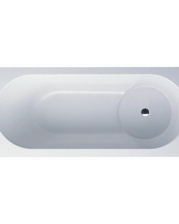 Libra 1800 Drop In Bath White Overflow | Bath Filler