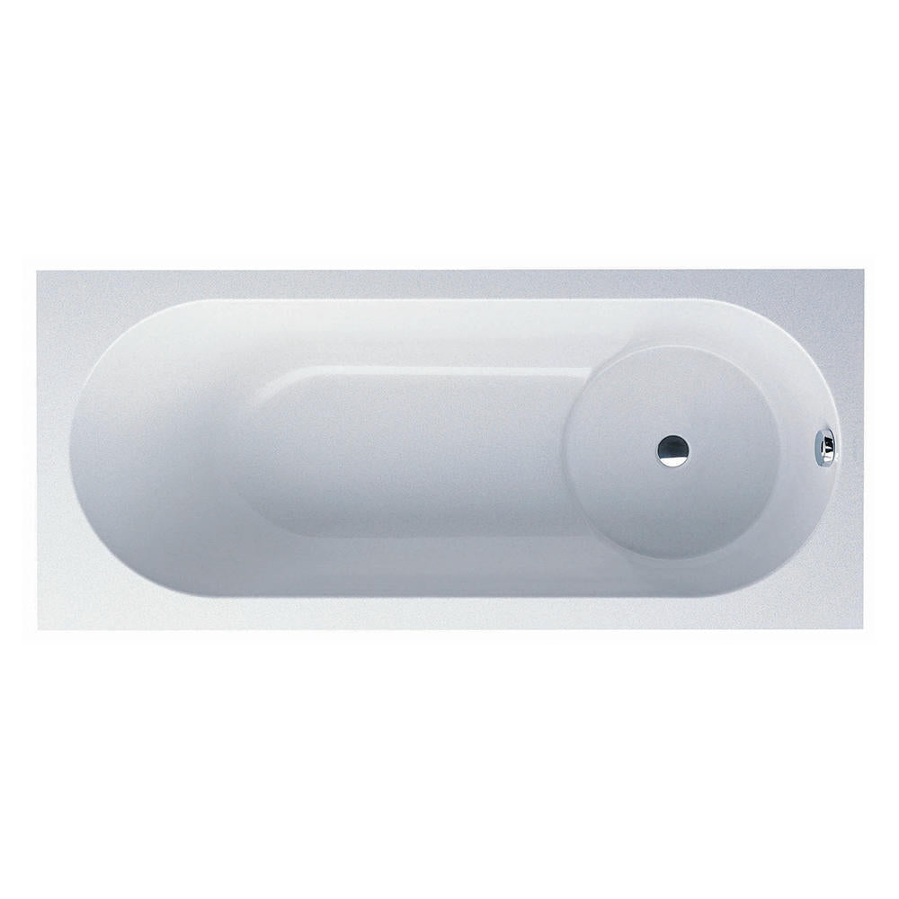 Libra 1800 Drop In Bath White Overflow | Bath Filler