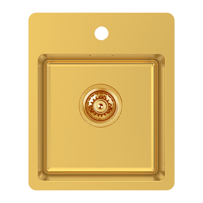 BAR SINK WITH TAP LEDGE - EUREKA GOLD