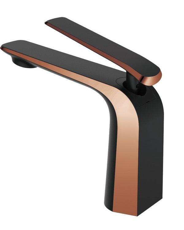 ESPERIA - Black & Rose Gold Basin Mixer