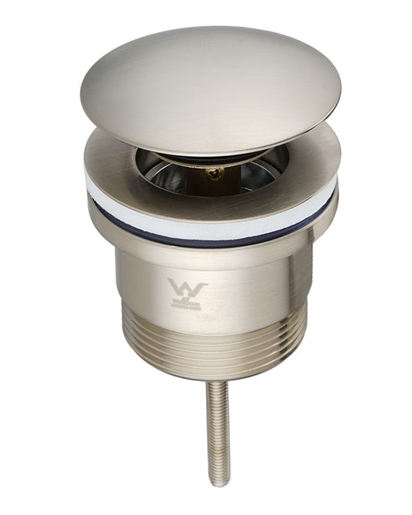 Brushed Nickel Pop Up Waste Universal