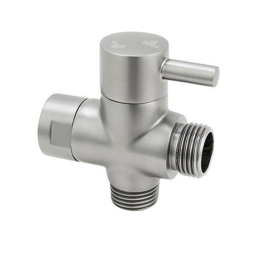 Brushed Nickel Bidet Diverter