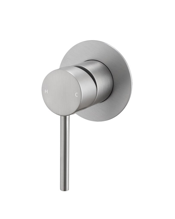 LUCID PIN - Brushed Nickel Wall Mixer
