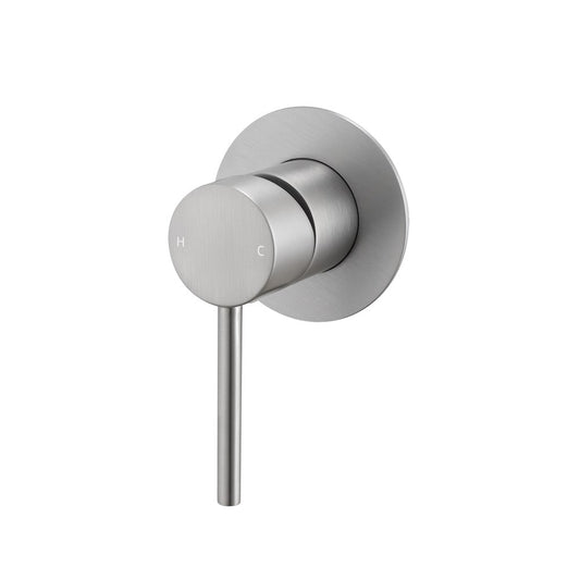 LUCID PIN - Brushed Nickel Wall Mixer