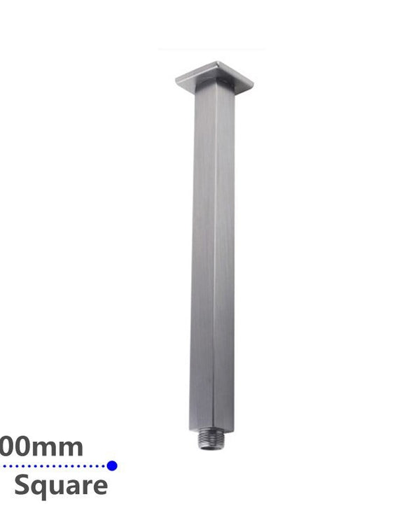 300mm Brushed Nickel Ceiling Shower Arm