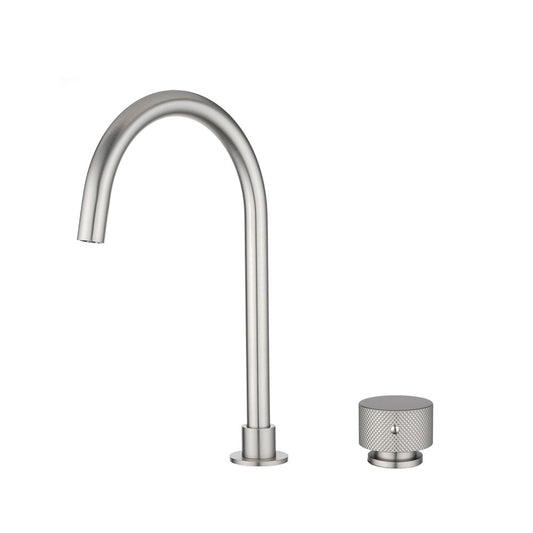 MOON - Brushed Nickel Swivel Basin Mixer