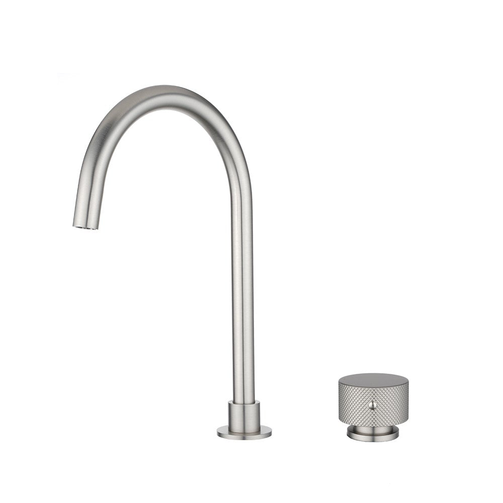 MOON - Brushed Nickel Swivel Basin Mixer