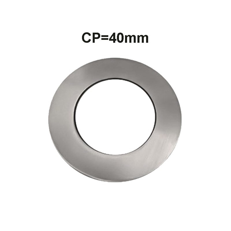 Brushed Nickel Cover Plate 40mm