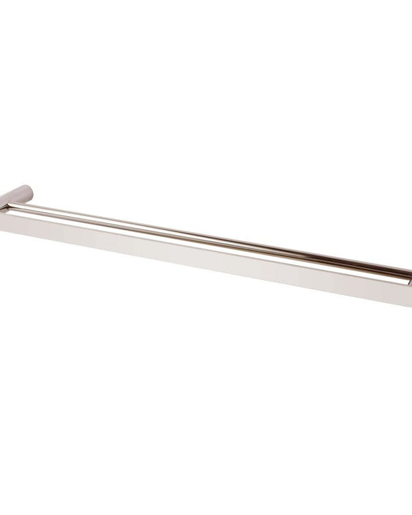 RUSHY - 600mm Brushed Nickel Double Towel Rail