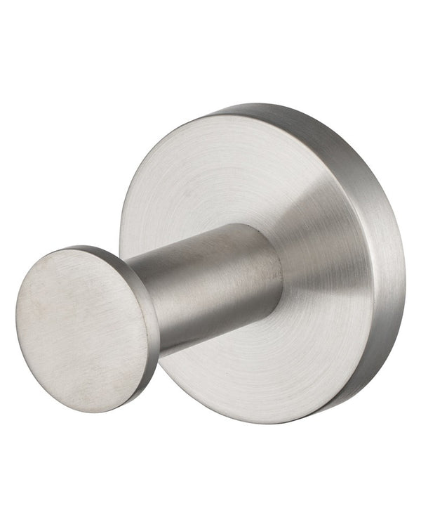 LUCID PIN - Brushed Nickel Robe Hook