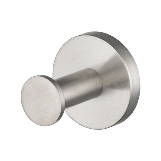 LUCID PIN - Brushed Nickel Robe Hook