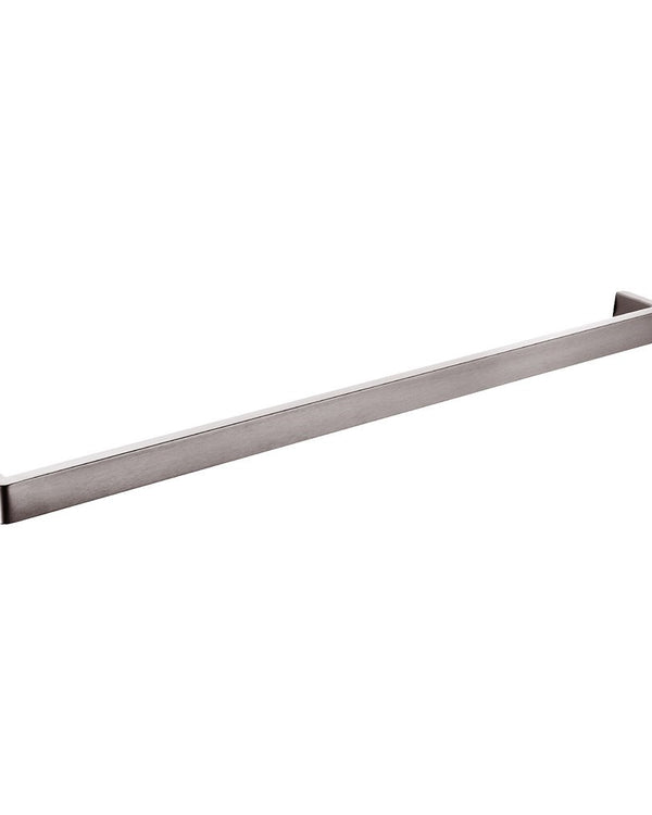 IVANO - 800mm Brushed Nickel Single Towel Rail
