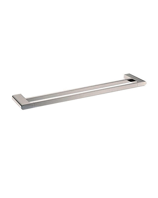 VOG - 600mm Brushed Nickel Double Towel Rail