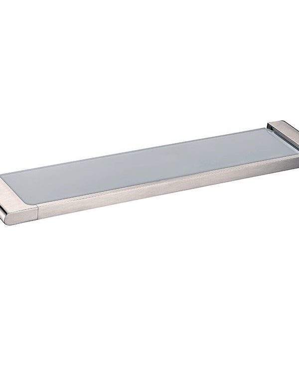 VOG - Brushed Nickel Glass Shelf
