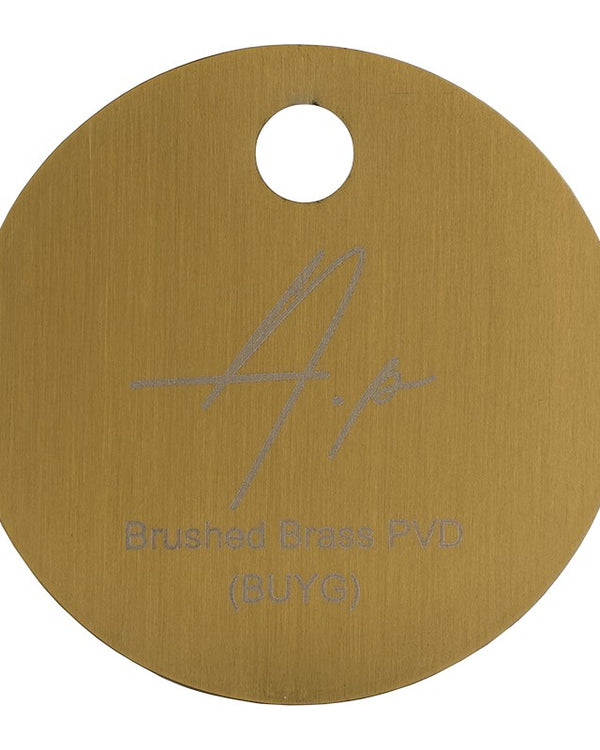 Brushed Brass Color Sample