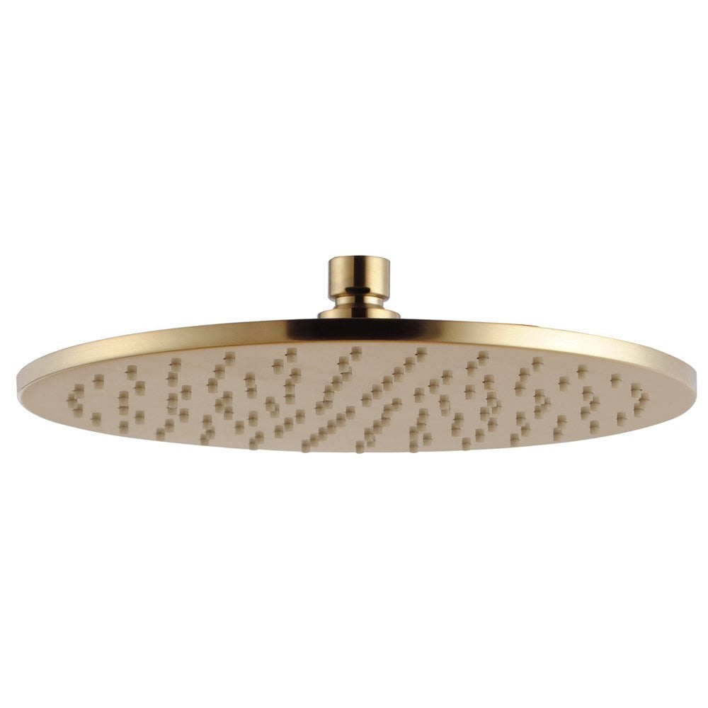 250mm Brushed Brass Shower Head
